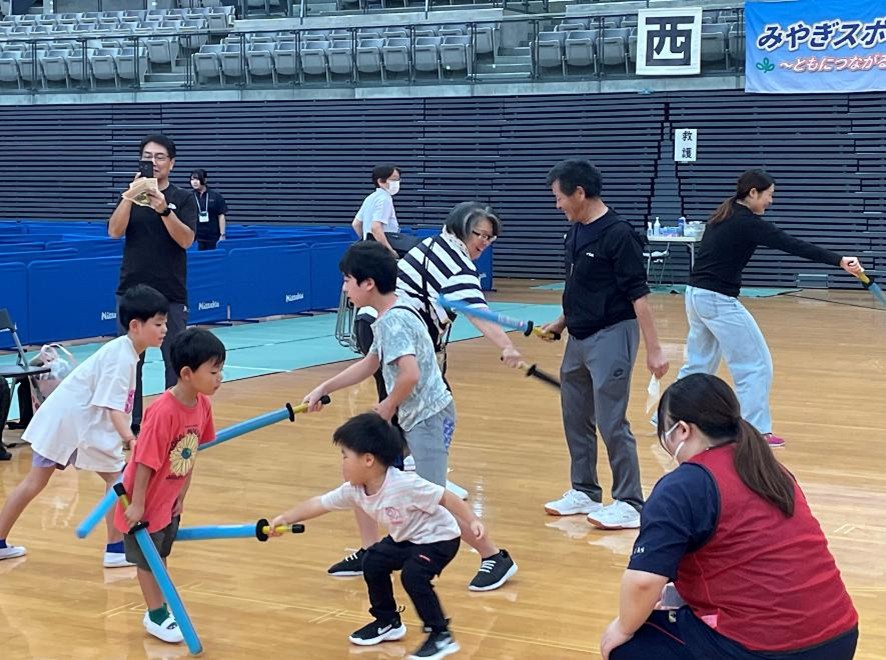 みやぎスポーツＤＡＹ（スポーツチャンバラ体験）