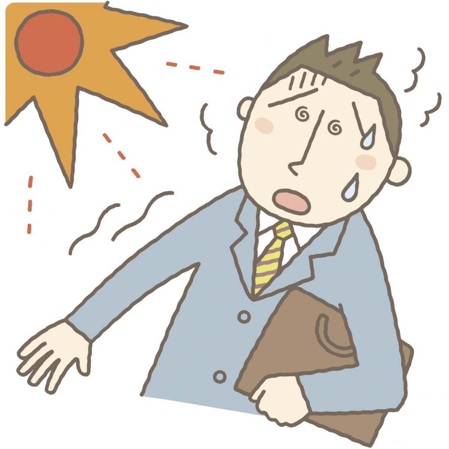 熱中症イラスト