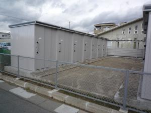 石巻門脇住宅の物置建替復旧工事完了の写真