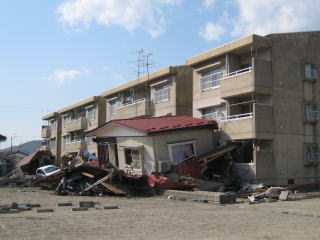 黄金浜住宅復旧前の写真
