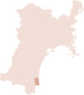 地図：山元町