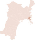地図：山元町