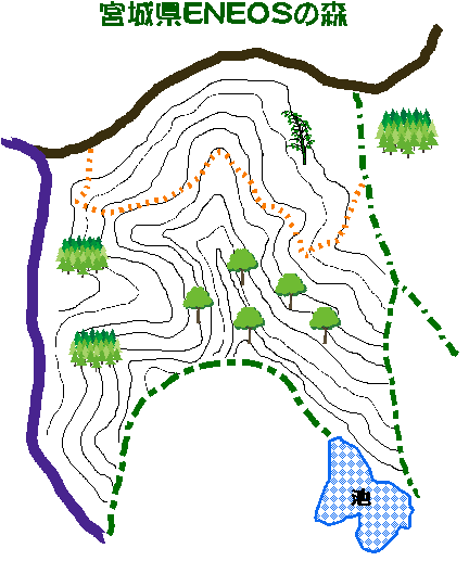 エネオスの森の図