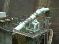 下倉農業用水取水管の写真です