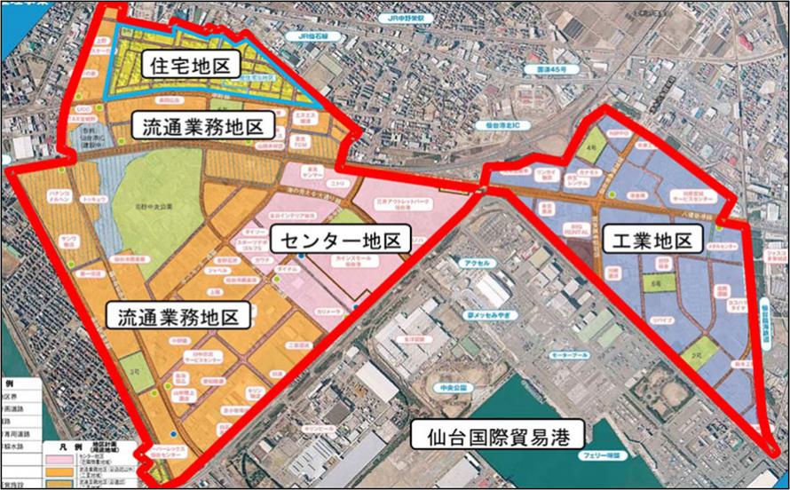 仙台港背後地土地区画整理事業画像2