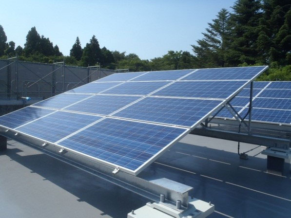 県民の森中央記念館木質化改修工事・太陽光発電設置工事画像2