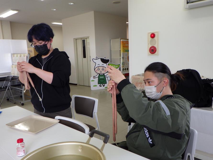 ソーセージ作り