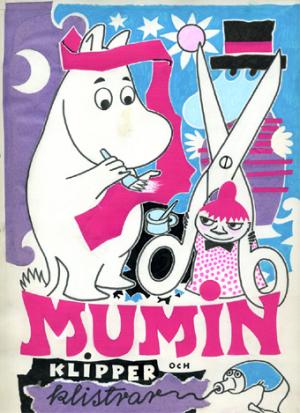 《Picture Book cover “Moomin cuts and glues”》