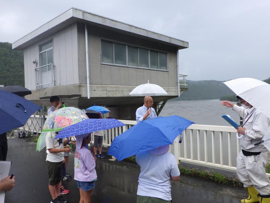 北上大堰の見学