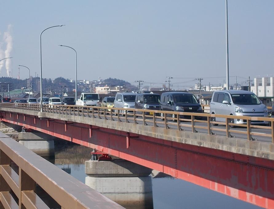 大瓜交差点渋滞