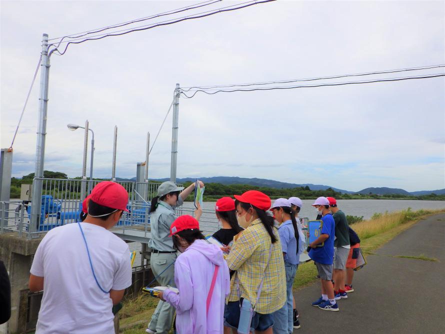 北上川の見学