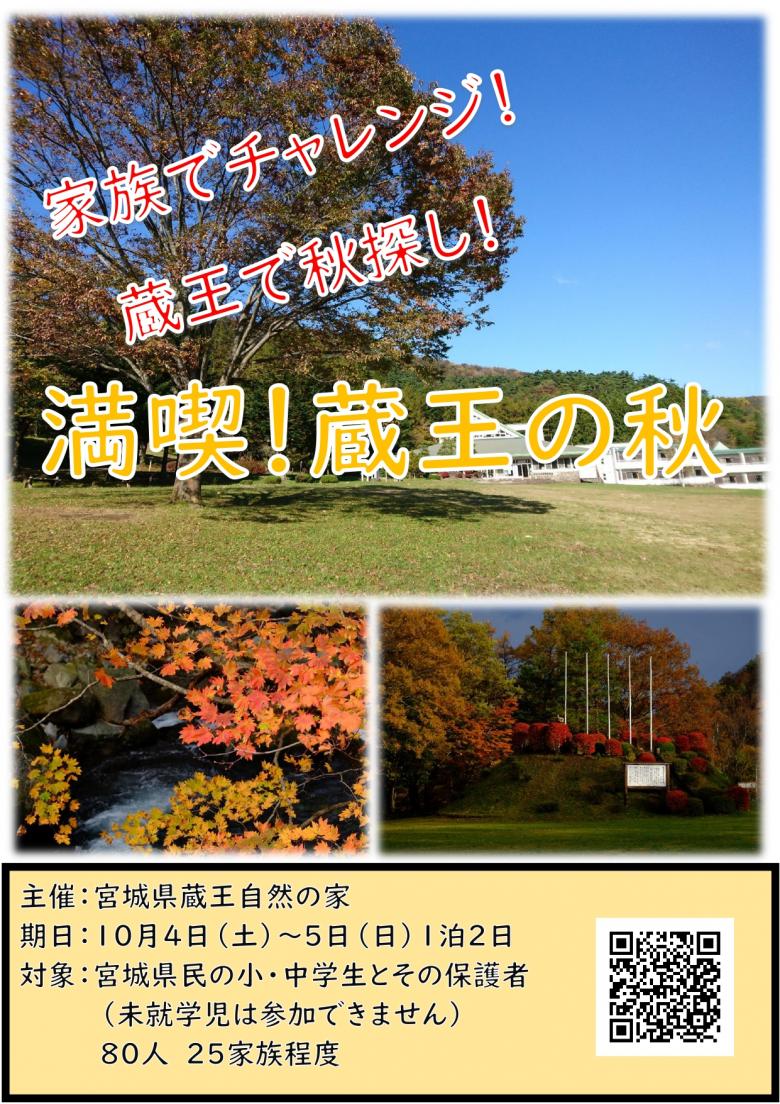 満喫秋チラシ表