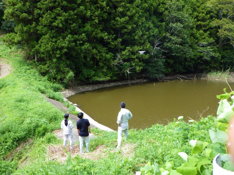 ため池現地視察