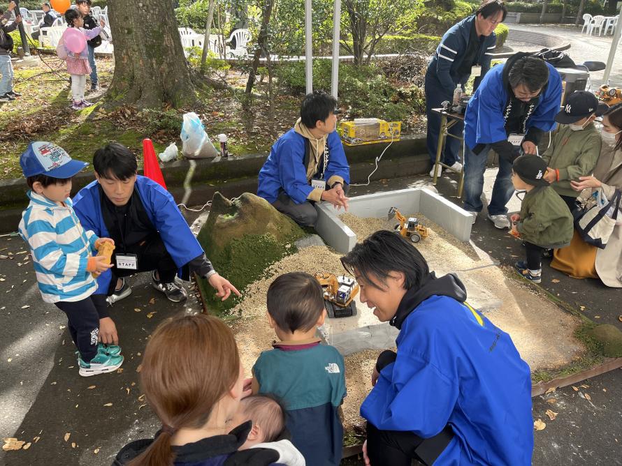 ラジコン重機操作体験