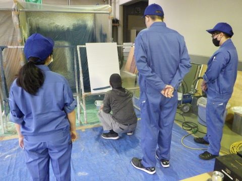 塗装施工科実習1