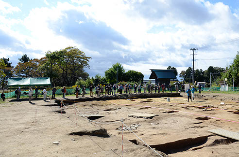 95次調査現地説明会の様子