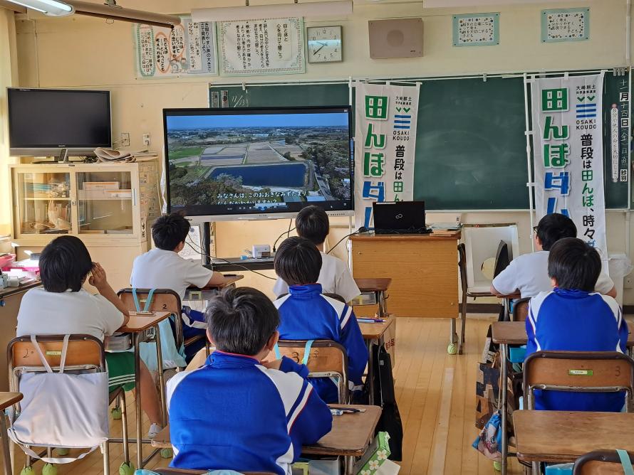 守ろうね!ため池ルールの講義
