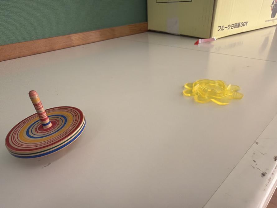 吹きこま、手回しこま