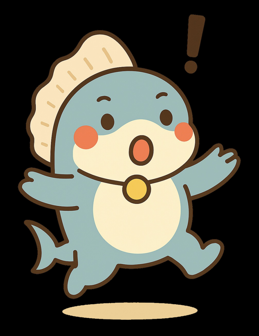 ふかひれ12（驚いている）