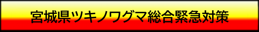 宮城県ツキノワグマ総合緊急対策