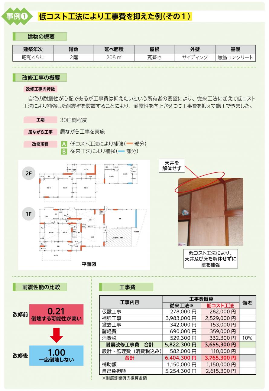 低コスト工法の事例1