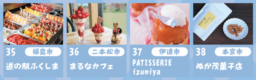 R8スイーツ＆温泉ぽかぽかスタンプラリー＿県北スイーツ店1
