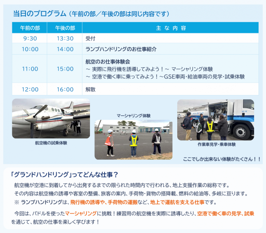 当日のプログラム