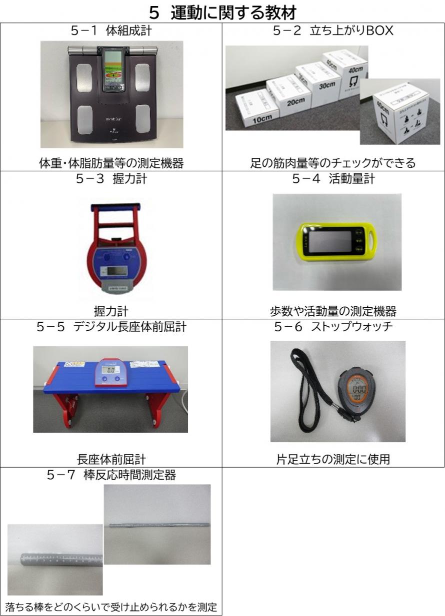 運動に関する教材