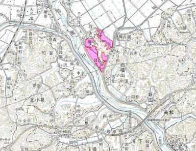 上福田地区位置図