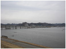 東松島市浜市地区農地の被災直後の写真
